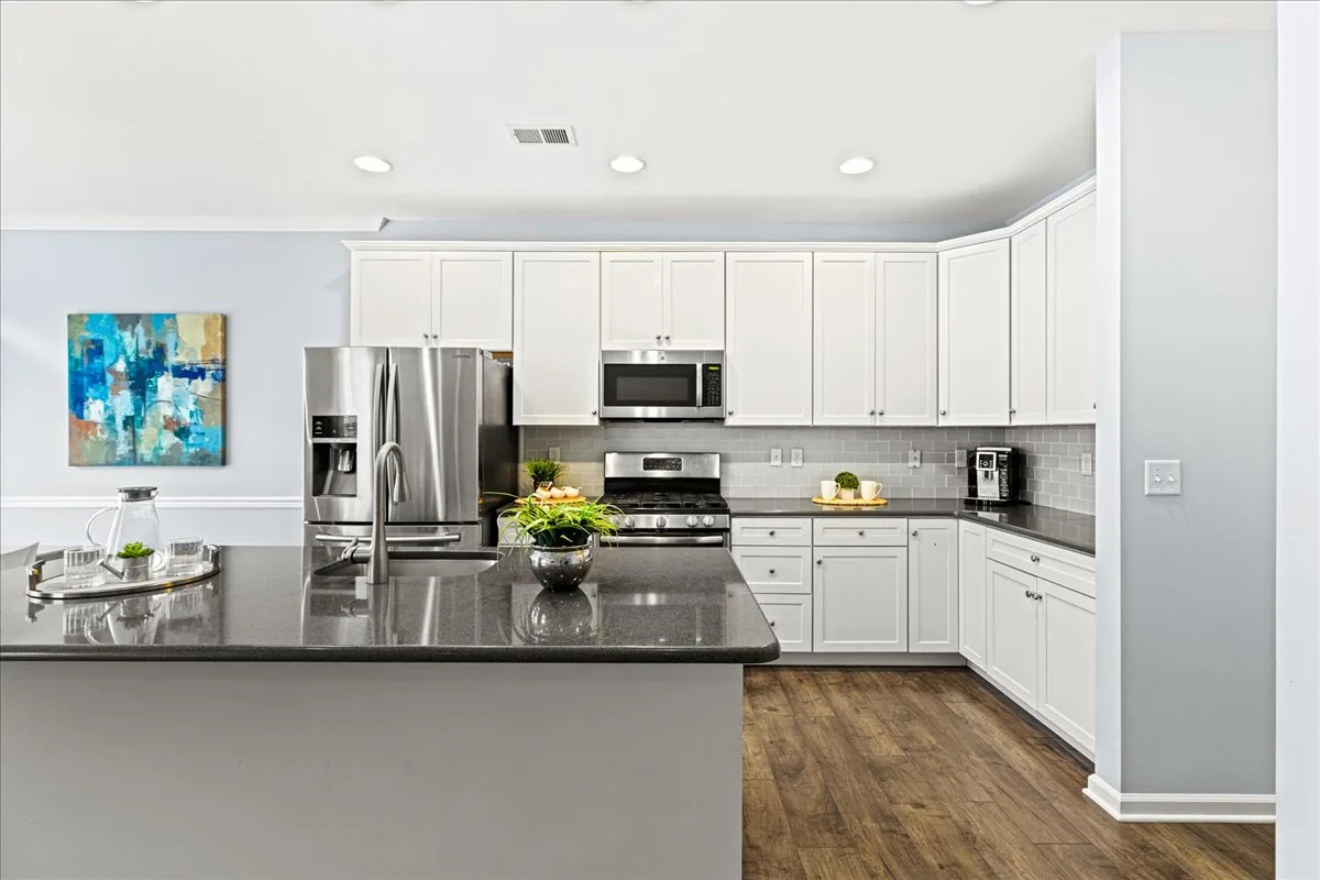 White Granite Kitchen