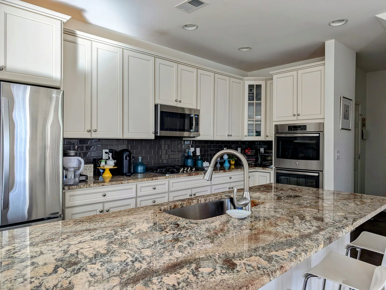 White Granite Kitchen